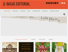 Tablet Screenshot of kailas.es